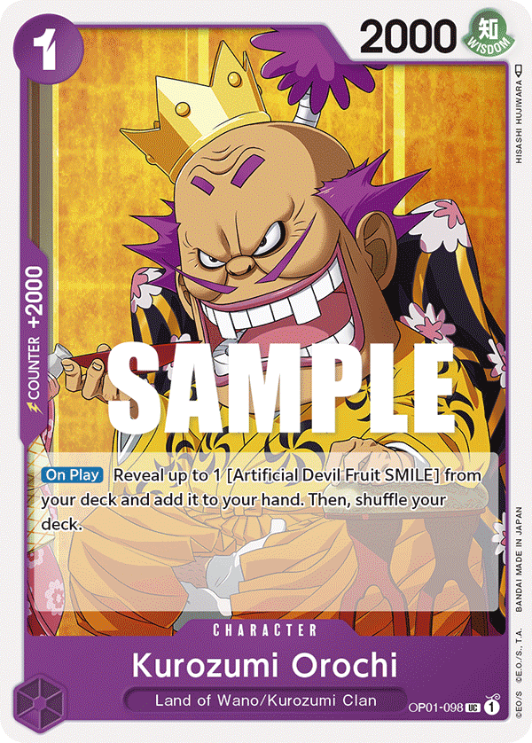 Kurozumi Orochi 2022 One Piece Japanese Romance Dawn