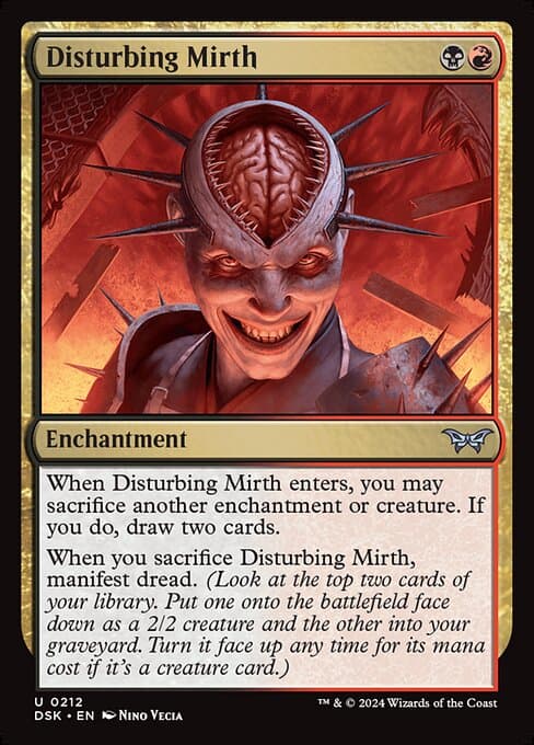 Disturbing Mirth 2024 Magic: The Gathering Duskmourn: House of Horror