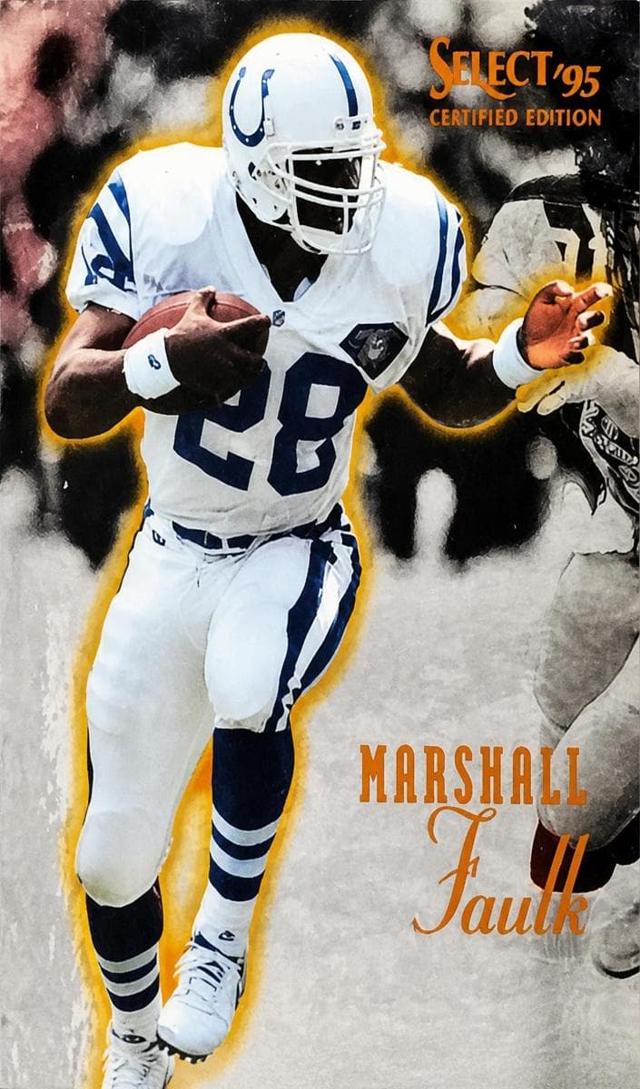 Marshall Faulk 1995 fleer