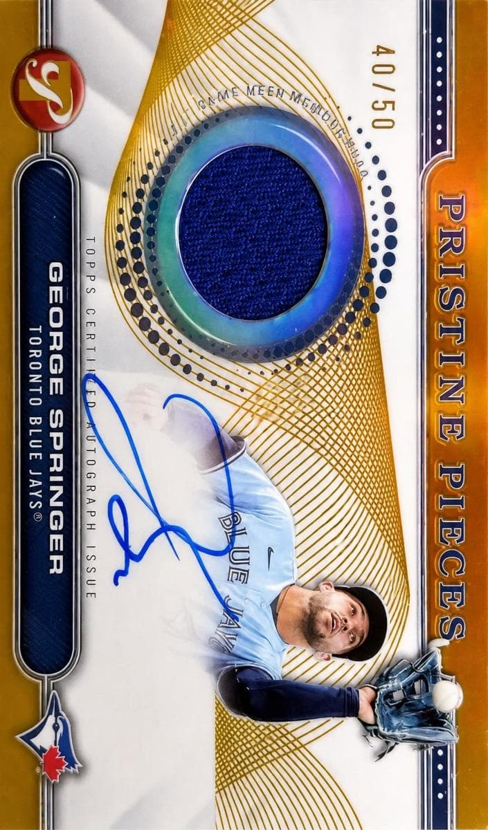 George Springer 2024 topps Topps Pristine