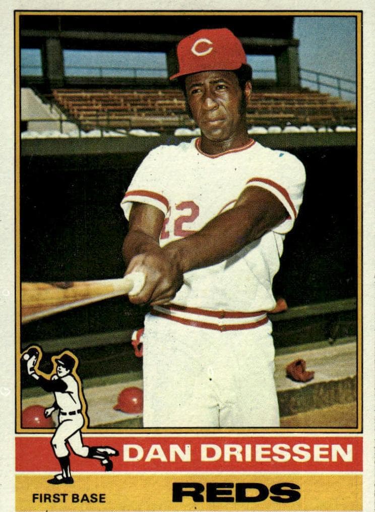 Dan Driessen 1976 topps Topps