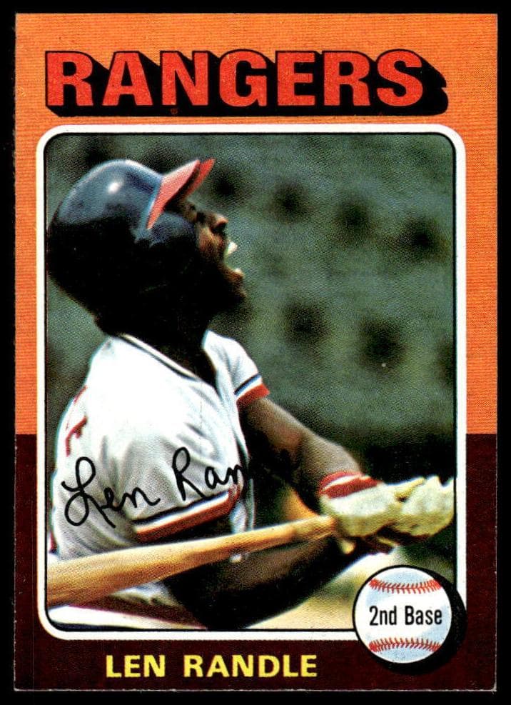 Len Randle 1975 topps Topps