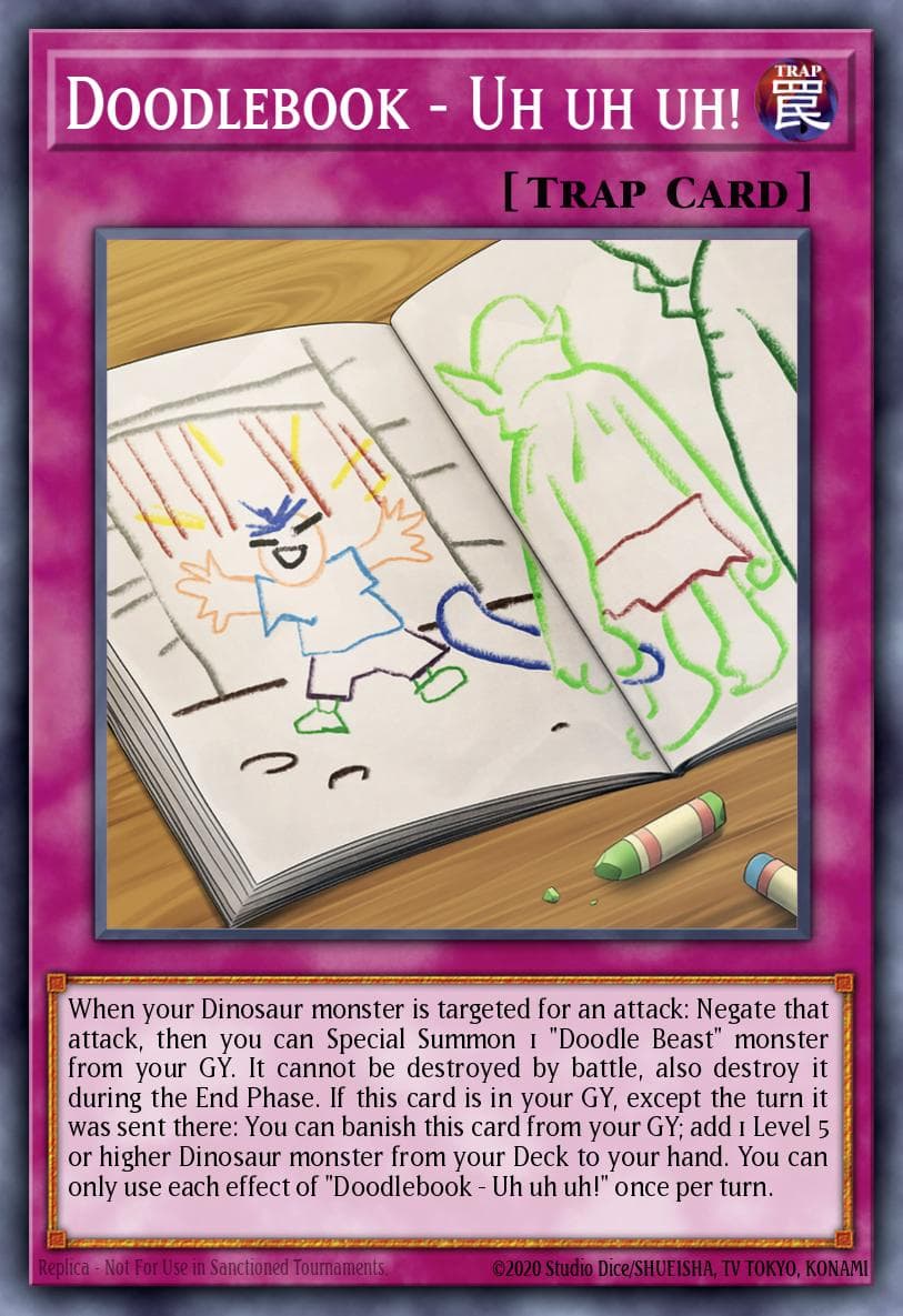 Doodlebook - Uh uh uh! 2022 Yu-Gi-Oh! Battles of Legend: Crystal Revenge