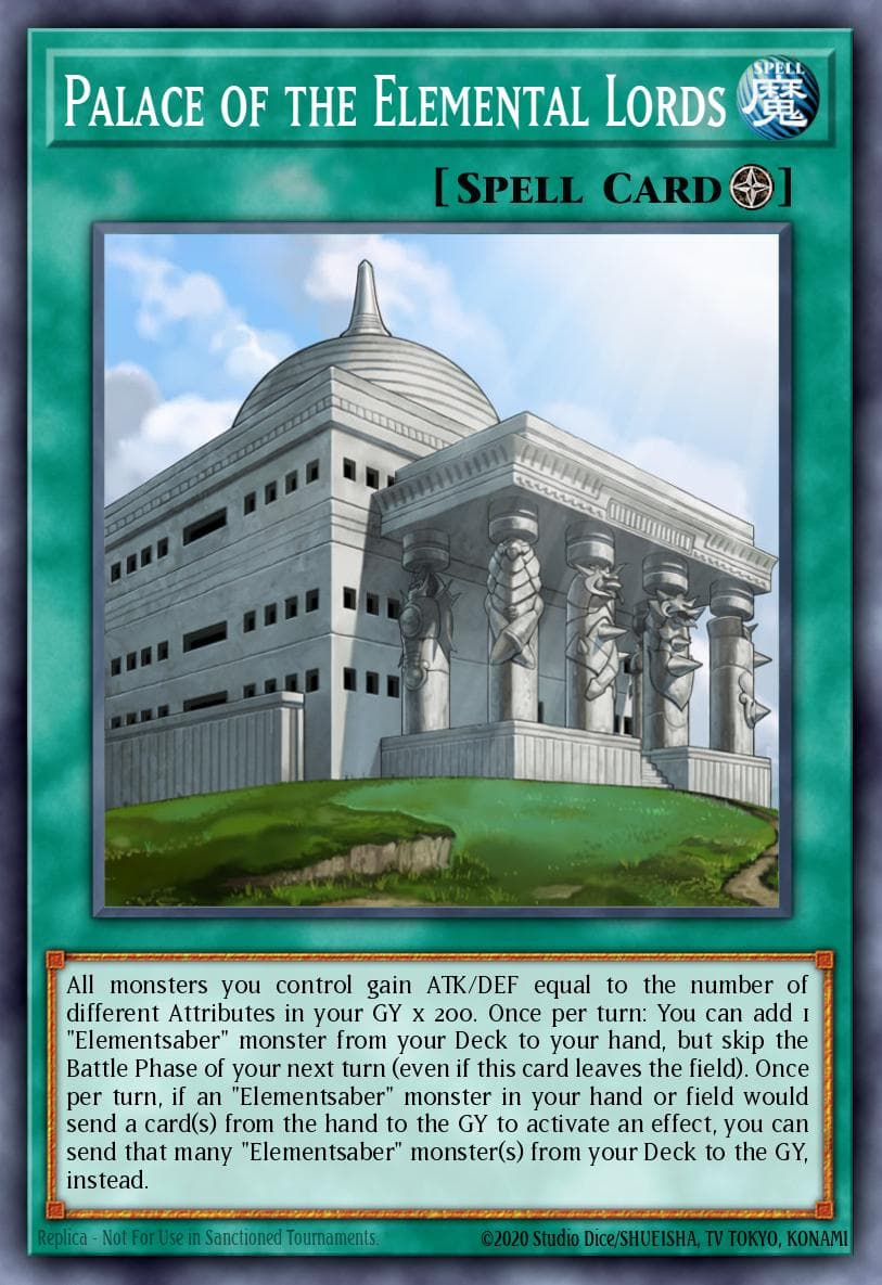 Palace of the Elemental Lords 2018 Yu-Gi-Oh! Flames of Destruction