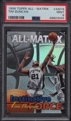 Tim Duncan 1999 topps Topps