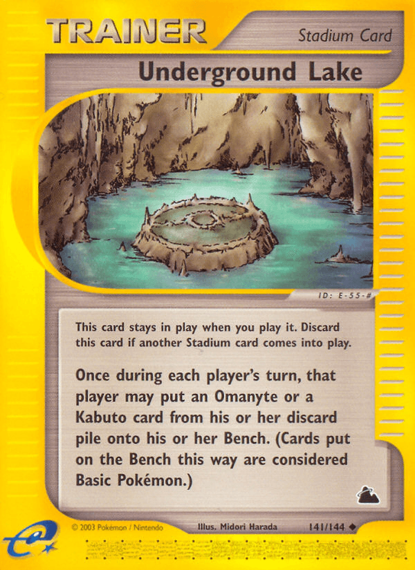 Underground Lake 2002 Pokemon Japanese Split Earth
