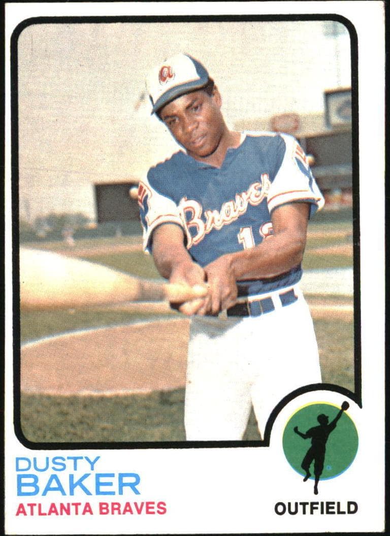 Dusty Baker 1973 topps Topps