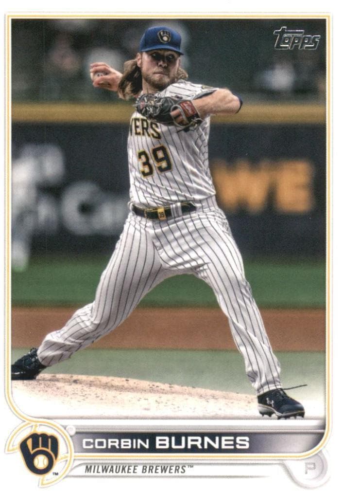 Corbin Burnes 2022 topps Topps