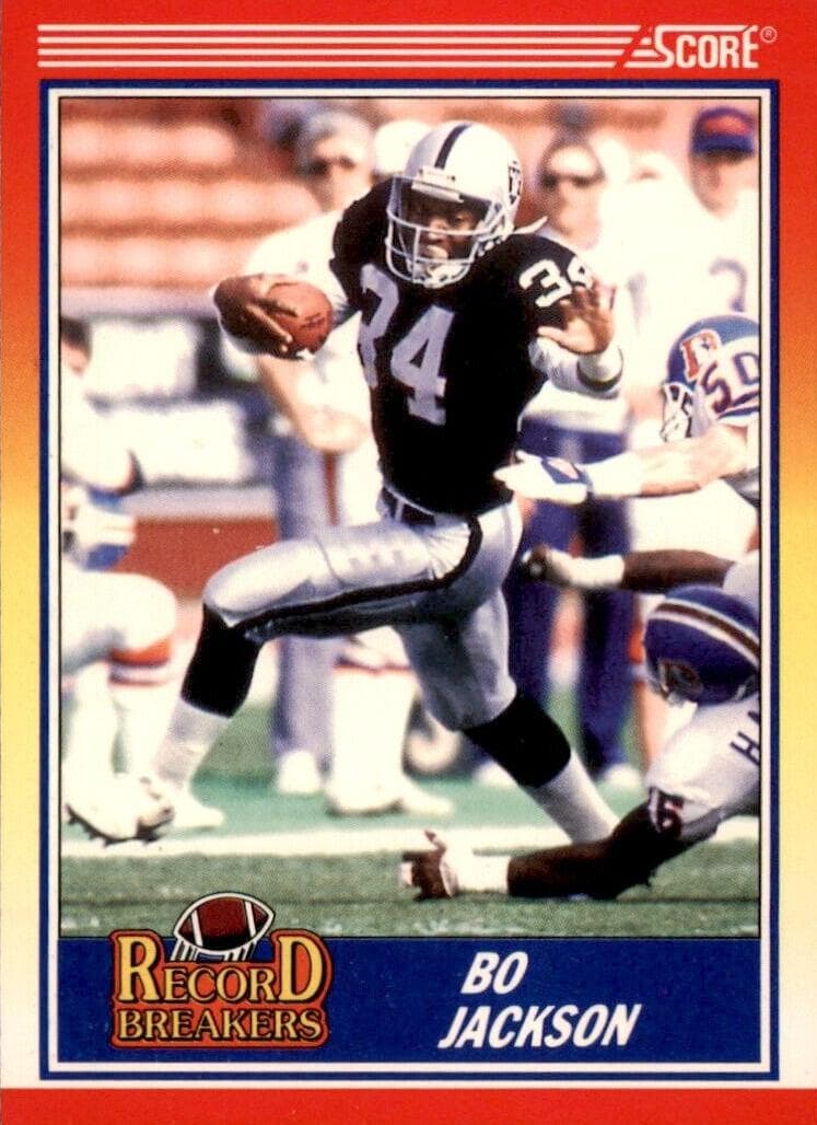 Bo Jackson 1990 panini Score