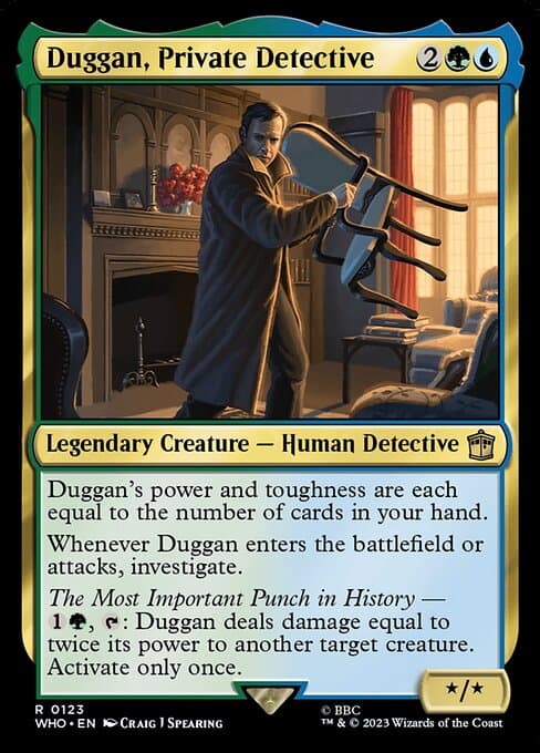 Duggan, Private Detective 2023 Magic: The Gathering Doctor Who