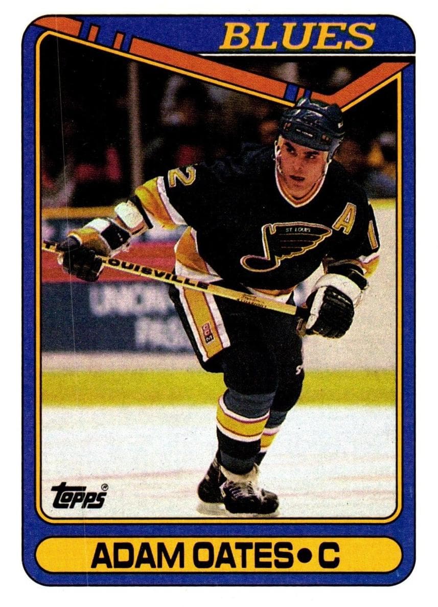Adam Oates 1990 topps Topps