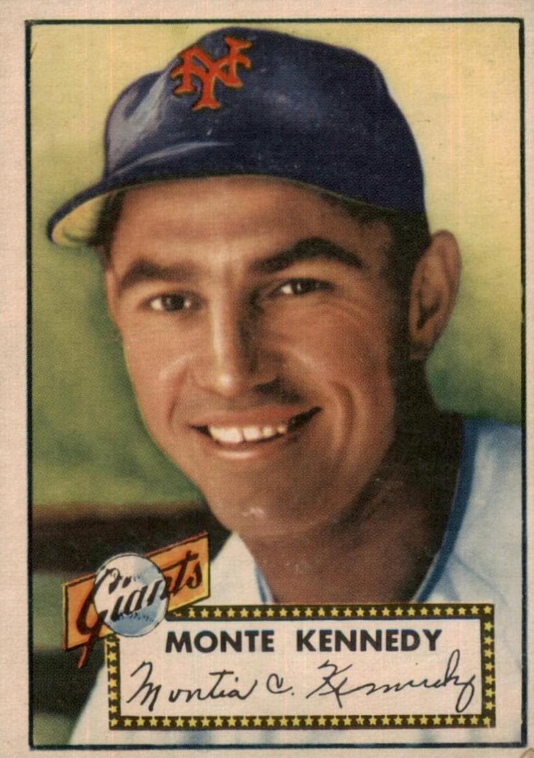 Monte Kennedy 1952 topps Topps