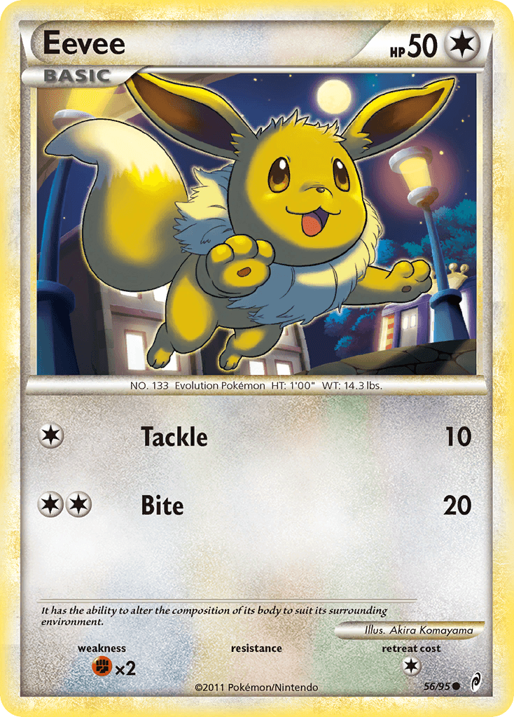 Eevee 2011 Pokemon Call of Legends