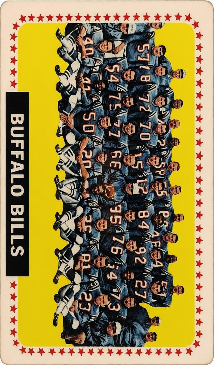 Buffalo Bills 1964 topps