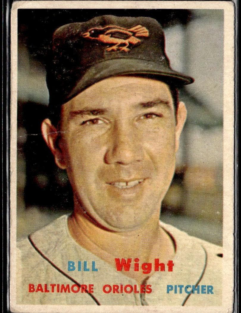 Bill Wight 1957 topps Topps