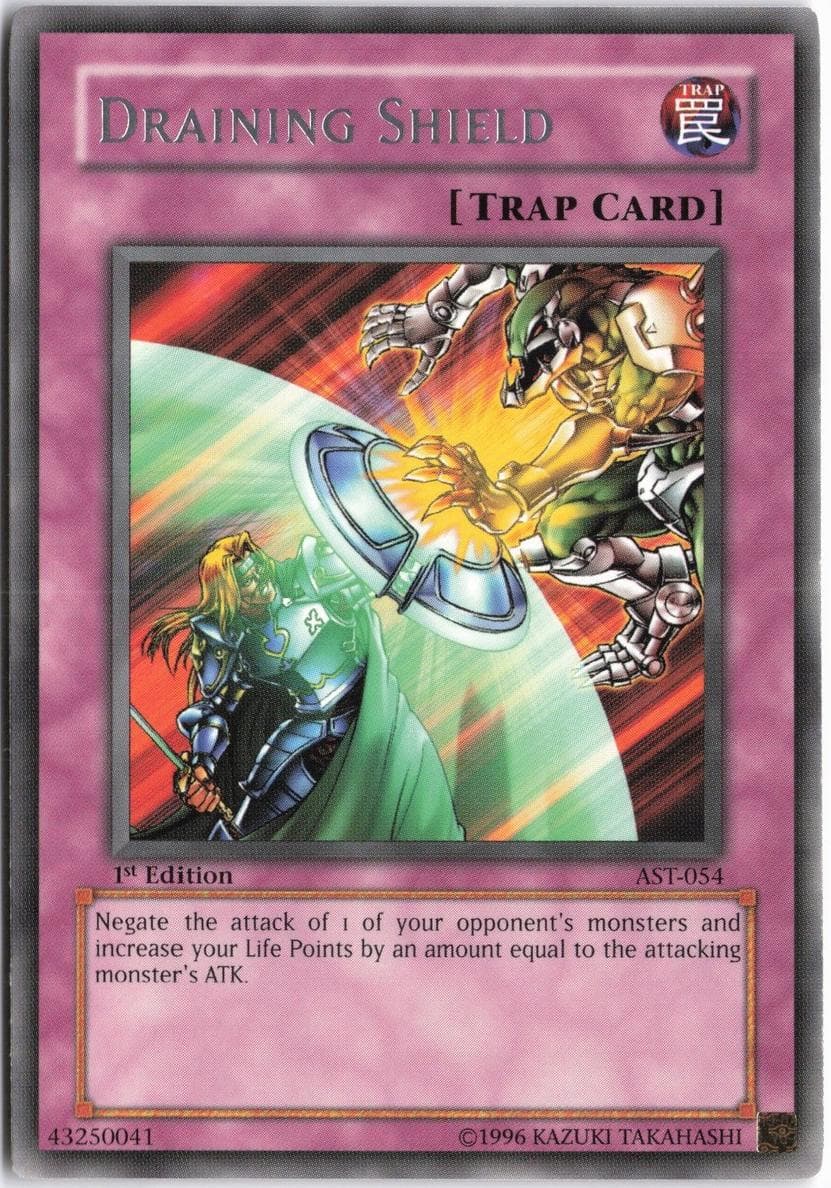 Draining Shield 2004 Yu-Gi-Oh! Ancient Sanctuary 1st Edition