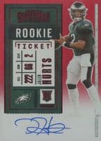 Jalen Hurts trading card