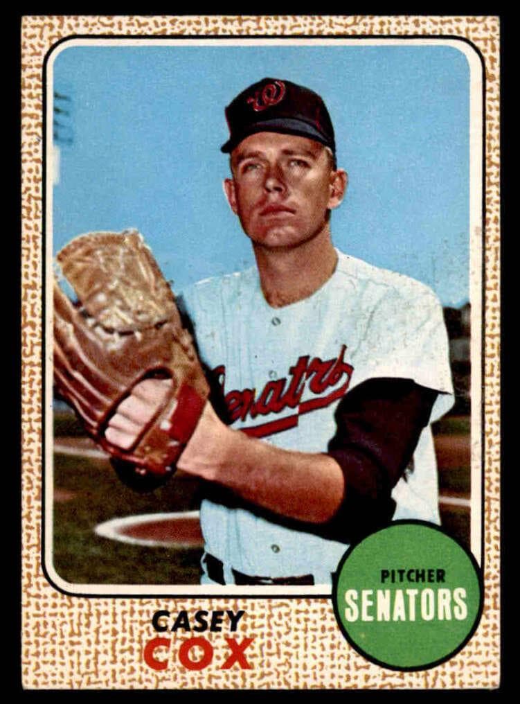 Casey Cox 1968 topps O-Pee-Chee