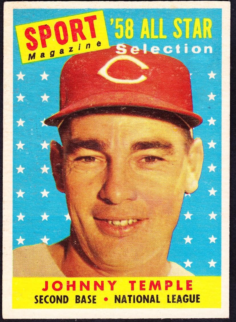 Johnny Temple 1958 topps Topps