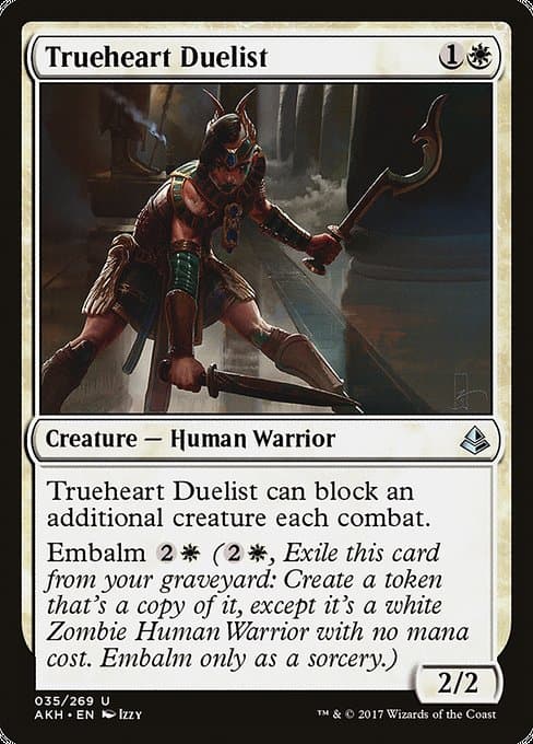 Trueheart Duelist 2017 Magic: The Gathering Amonkhet
