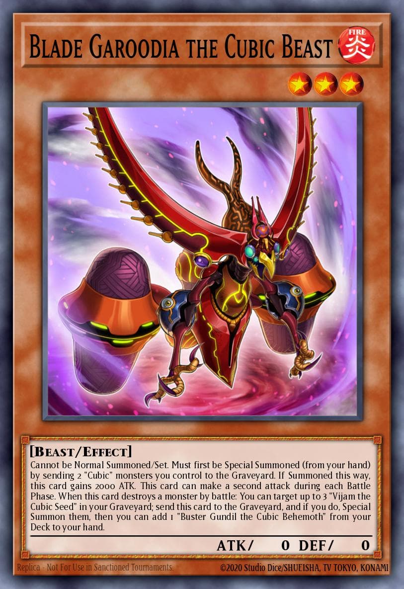 Blade Garoodia the Cubic Beast 2017 Yu-Gi-Oh!
