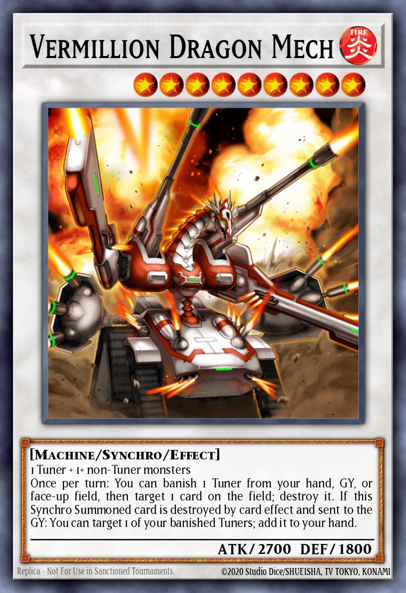 Vermillion Dragon Mech #DUDE-EN015