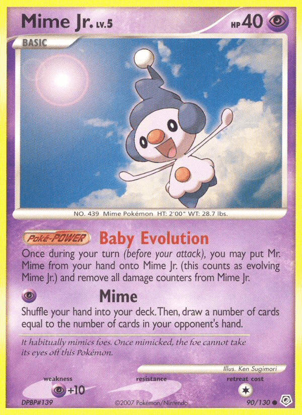 Mime Jr. 2007 Pokemon