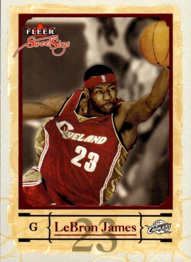 LeBron James 2004 fleer