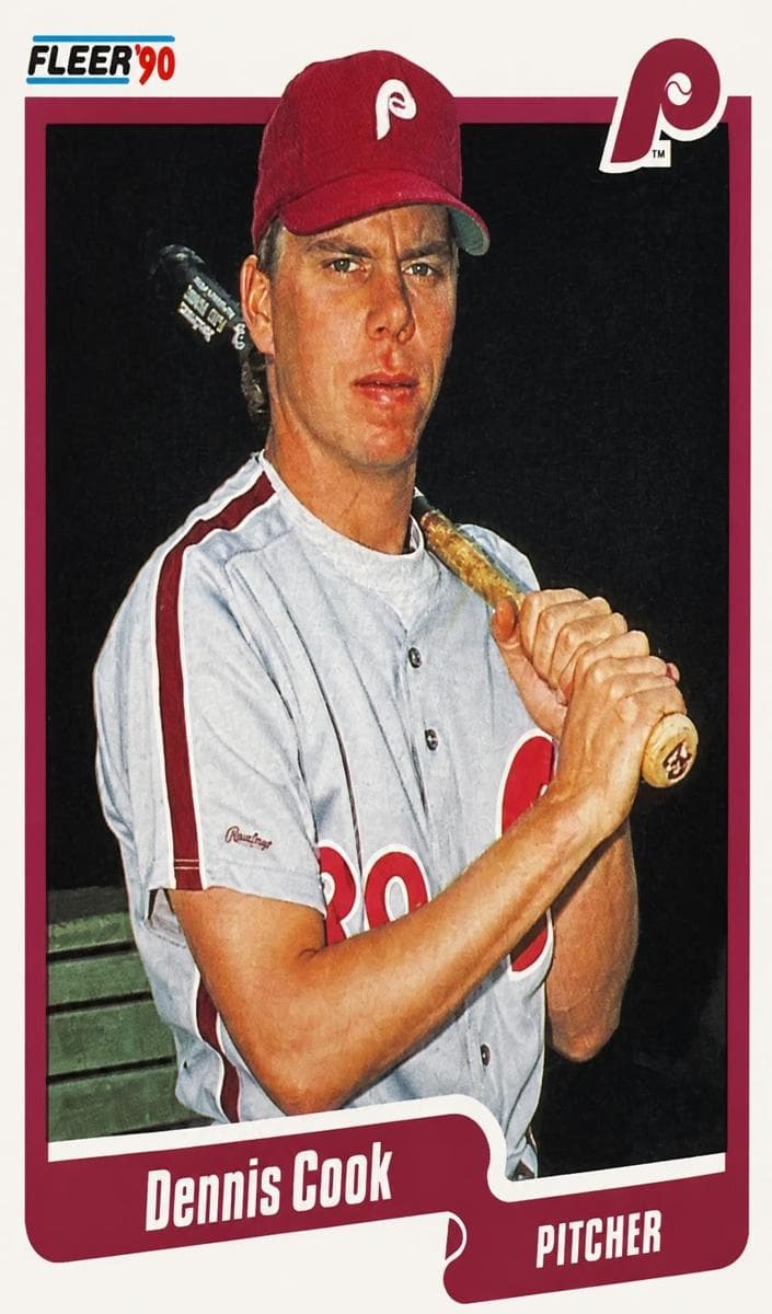 Dennis Cook 1990 fleer