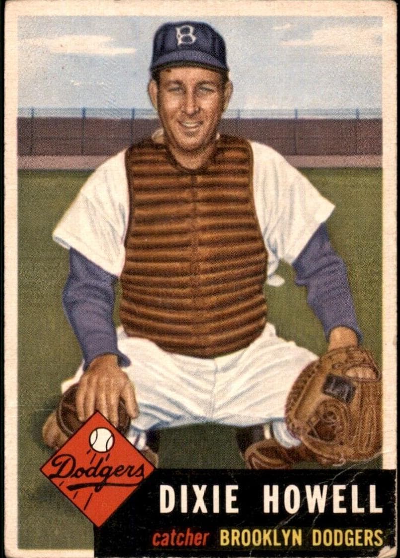 Dixie Howell 1953 topps Topps