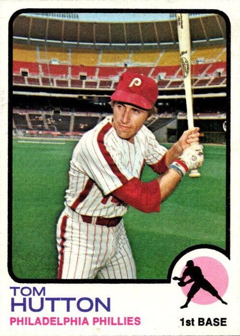 Tom Hutton 1973 topps Topps