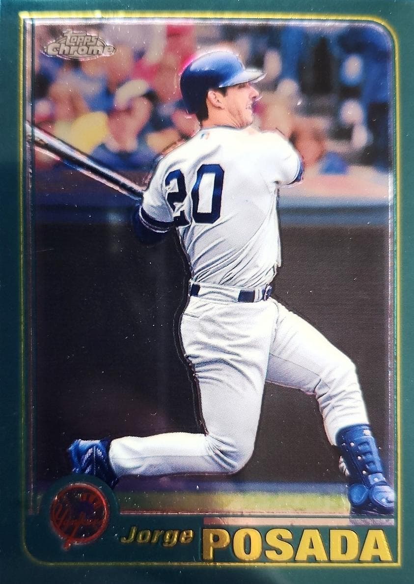 Jorge Posada 2001 topps Topps Chrome
