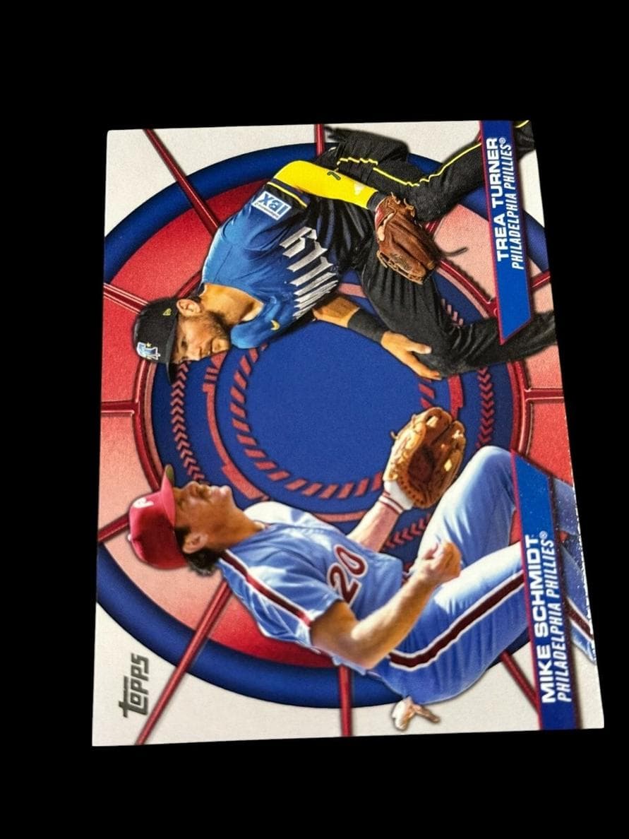 Mike Schmidt / Trea Turner trading card