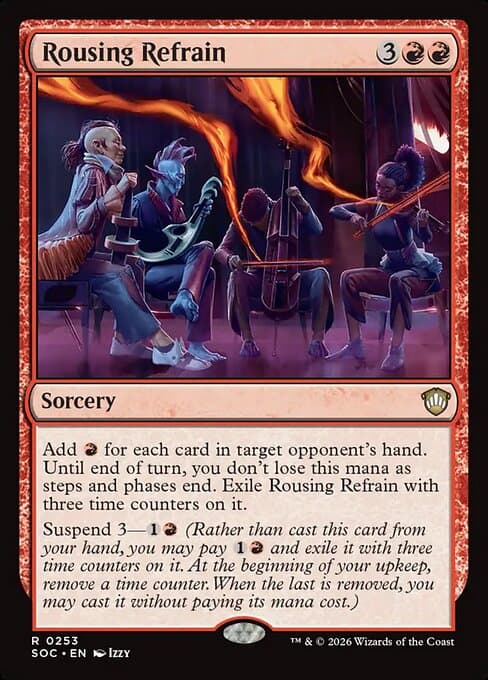 Rousing Refrain 2021 Magic: The Gathering Commander 2021