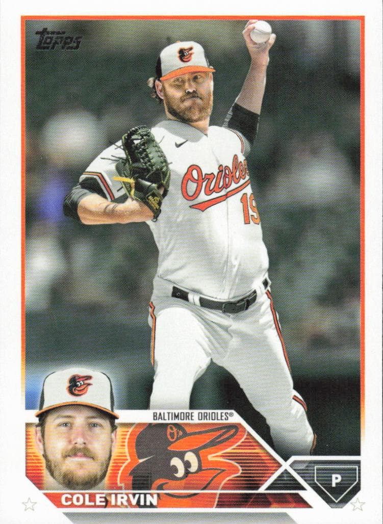 Cole Irvin trading card