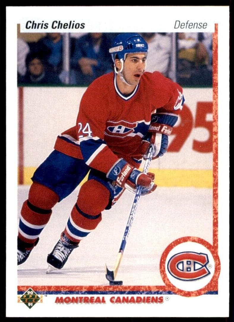 Chris Chelios 1990 upper-deck Upper Deck