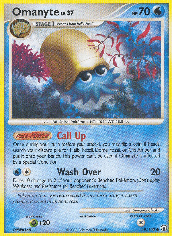 Omanyte 2008 Pokemon