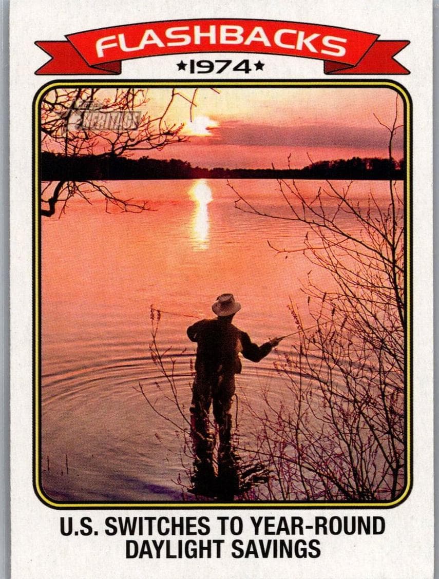 Daylight Savings Time trading card