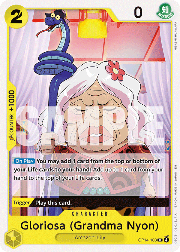 Gloriosa Grandma Nyon 2025 One Piece Azure Sea's Seven