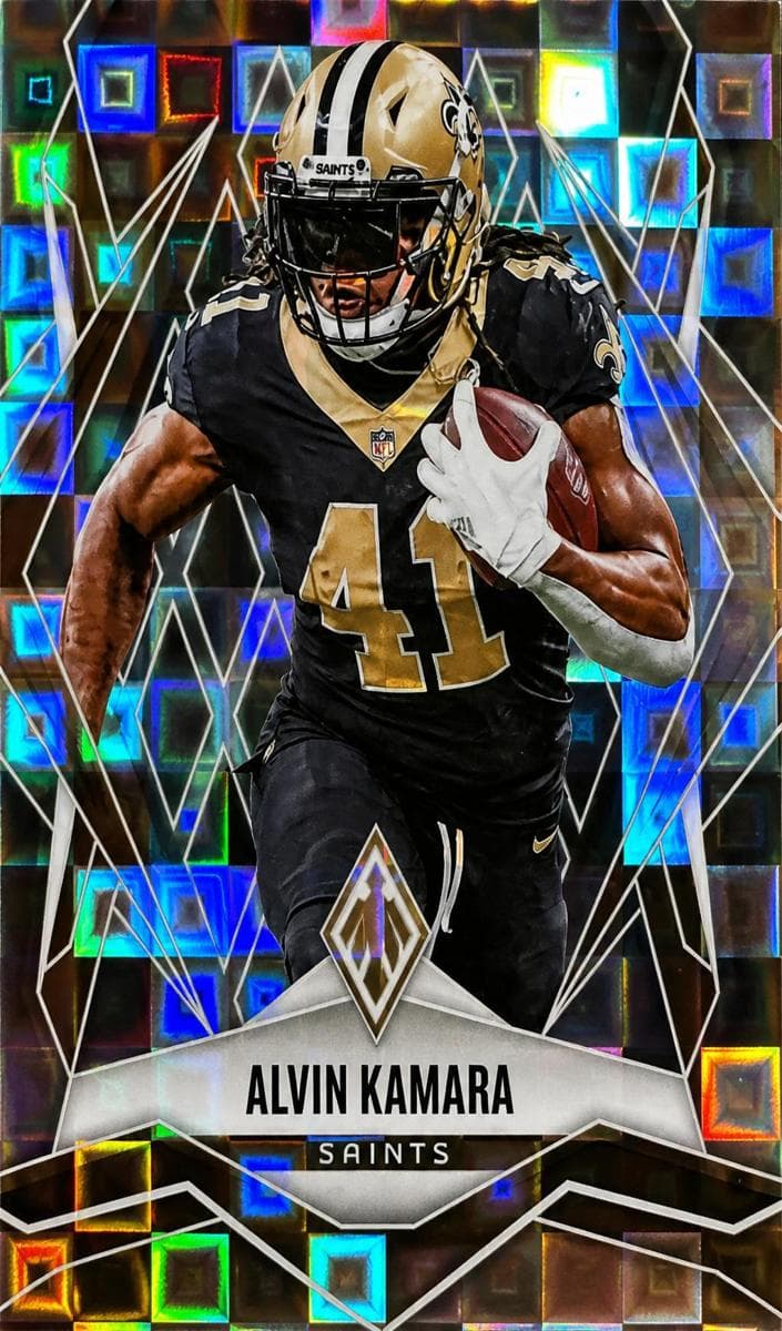 Alvin Kamara trading card