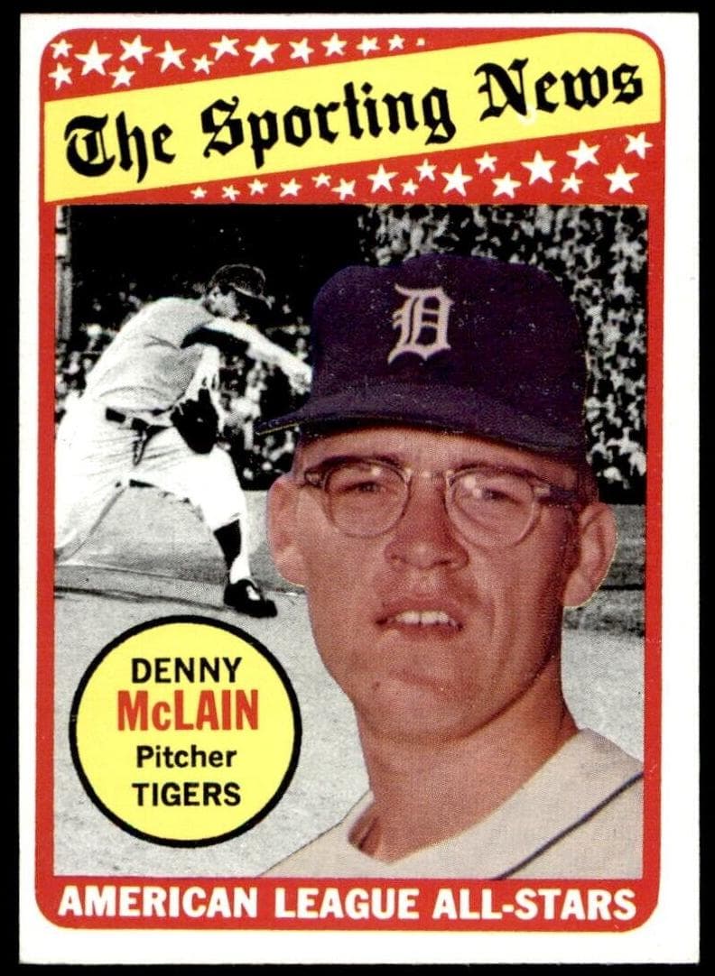 Denny McLain 1969 topps Topps