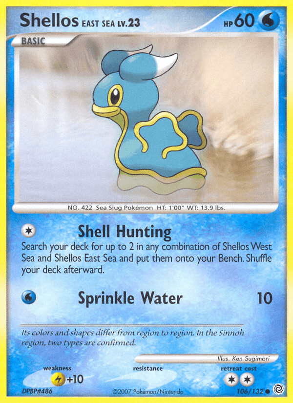 Shellos East Sea 2007 Pokemon