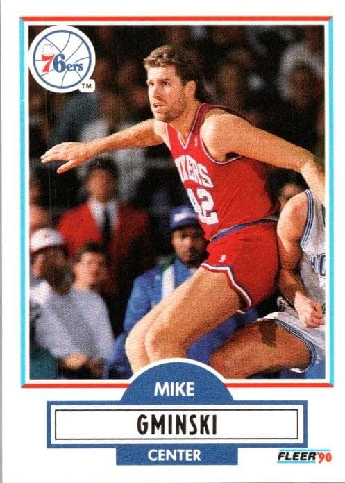 Mike Gminski 1990 fleer Fleer