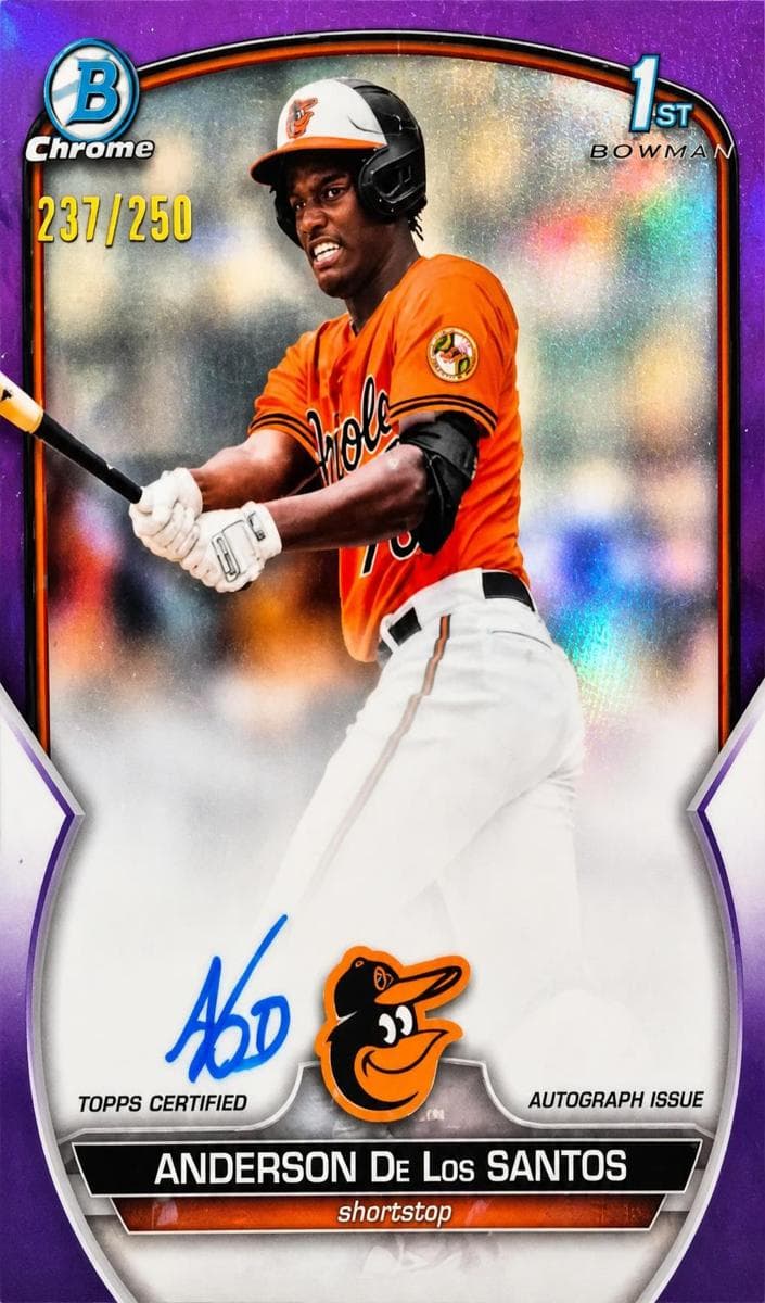 Anderson De Los Santos trading card