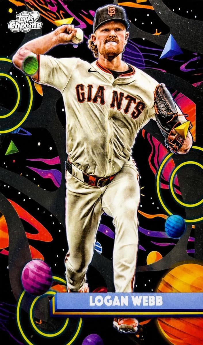 Logan Webb 2025 topps Topps Cosmic Chrome