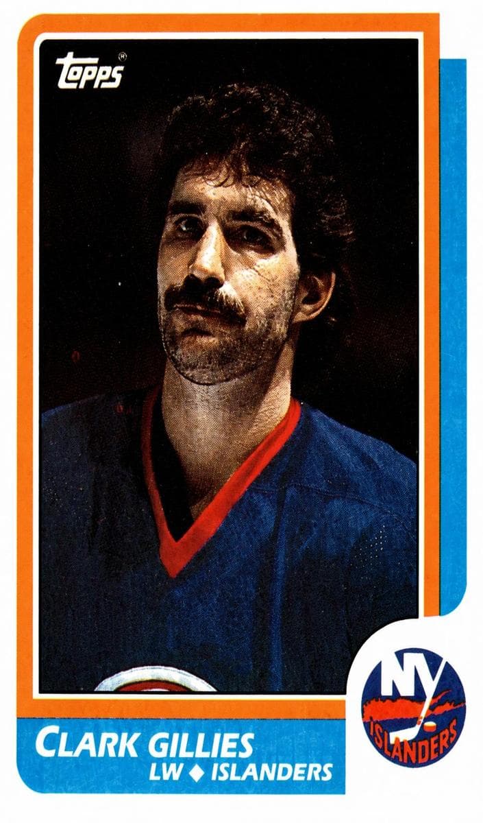 Clark Gillies trading card