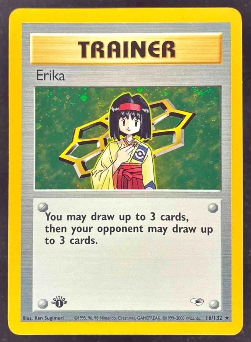 Erika trading card