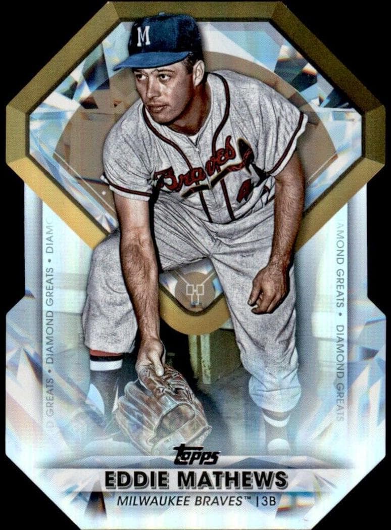 Eddie Mathews trading card