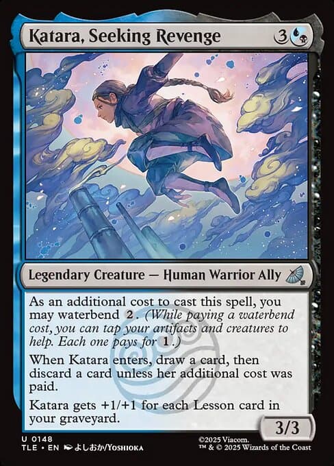Katara, Seeking Revenge Magic: The Gathering Avatar: The Last Airbender Art Series