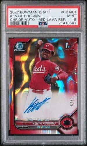 Kenya Huggins 2022 bowman Bowman Draft